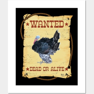 Turkey Thanksgiving Hunter Posters and Art